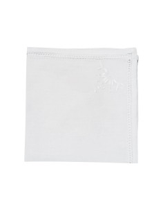 CENTRO DEL RICAMO TOVAGLIA 12 POSTI IN LINO CON TOVAGLIOLI 2