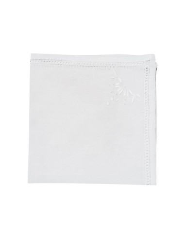 CENTRO DEL RICAMO TOVAGLIA 12 POSTI IN LINO CON...