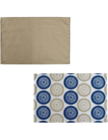 EVVIVA SET 2 TOVAGLIETTE AMERICANE 33,5X48 CM
