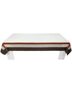 G.P. TOVAGLIA RETTANGOLARE 12 POSTI IN LINO E TOVAGLIOLI...