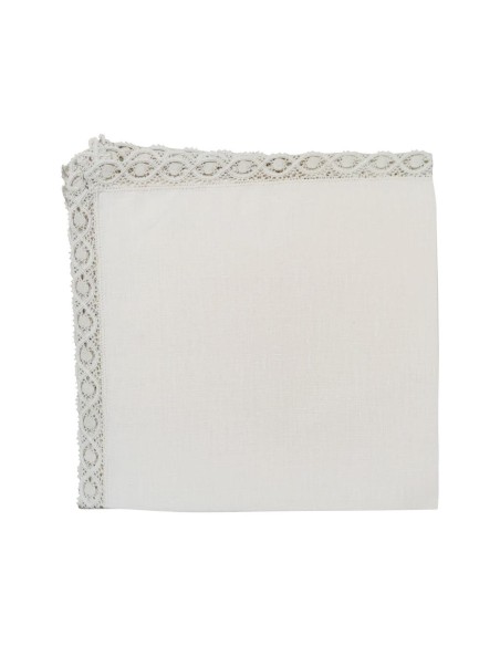 ROSSELLA BIANCHI TOVAGLIA 12 POSTI IN LINO CON TOVAGLIOLI - BRABANTE