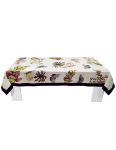 TESSITURA TELERIE TOSCANE TOVAGLIA 12 POSTI IN LINO -...