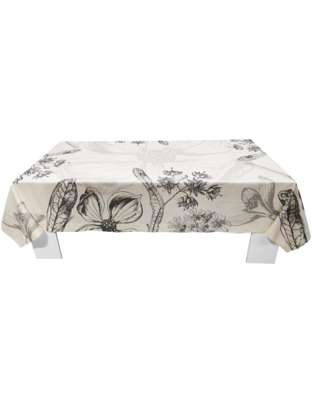 NAPKING TOVAGLIA RETTANGOLARE 12 POSTI IN LINO E TOVAGLIOLI - STENTOR CILIATA