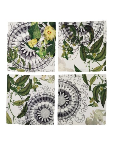 NAPKING TOVAGLIA QUADRATA 8 POSTI IN LINO E...