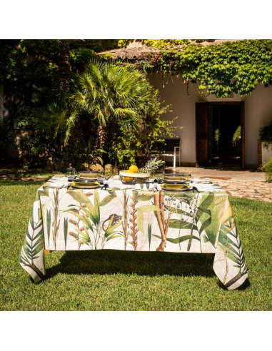 NAPKING TOVAGLIA QUADRATA 8 POSTI IN LINO E...