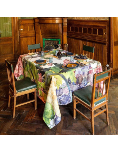 NAPKING TOVAGLIA QUADRATA 8 POSTI IN LINO E TOVAGLIOLI -...