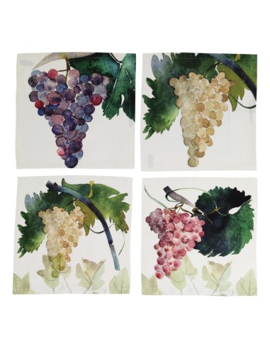 NAPKING TOVAGLIA QUADRATA 8 POSTI IN LINO E...