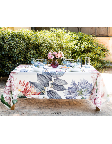 NAPKING TOVAGLIA STAMPATA IN RASO DI COTONE -...