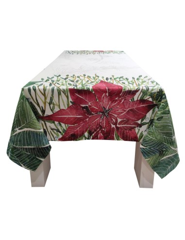 NAPKING TOVAGLIA NATALIZIA STAMPATA IN LINO -...