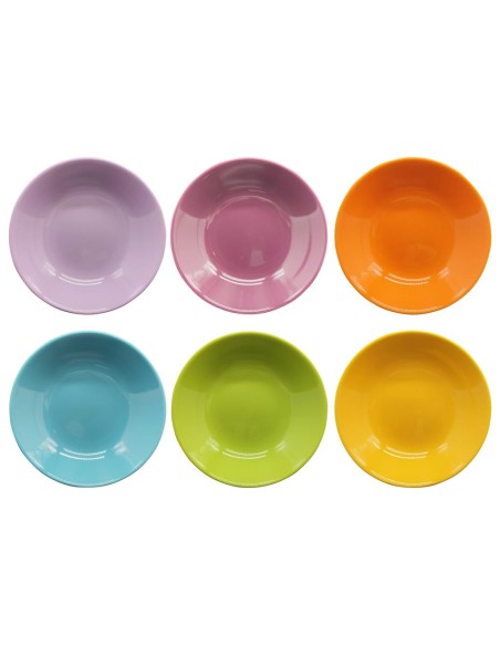 TOGNANA SET 6 PIATTI FONDI 21 CM - FIESTA