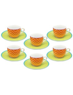 TOGNANA SET 6 TAZZE CAFFE 10 CL - METROPOLIS BABILA