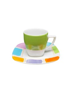 TOGNANA SET 6 TAZZE CAFFE 100 ML - TECHNO CARNIVAL 2