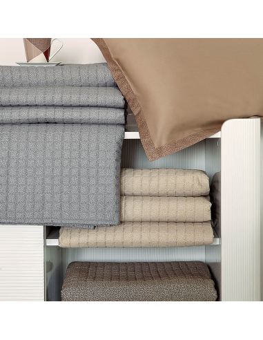 BORBONESE QUILT MATRIMONIALE IN RASO - MINIMAL