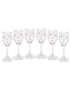 PIERRE CARDIN SET 6 CALICI LIQUORE 7 CL - DOTS