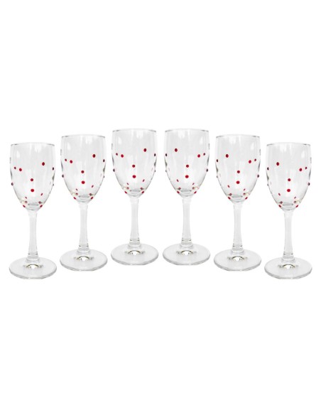 PIERRE CARDIN SET 6 CALICI LIQUORE 7 CL - DOTS