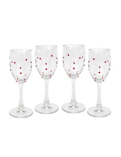PIERRE CARDIN SET 4 CALICI LIQUORE 7 CL - DOTS