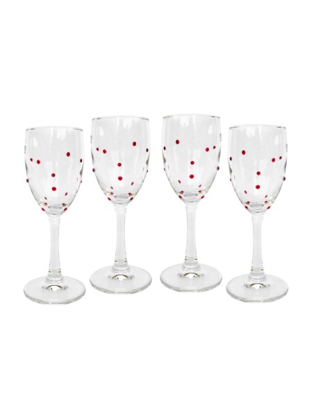PIERRE CARDIN SET 4 CALICI LIQUORE 7 CL - DOTS