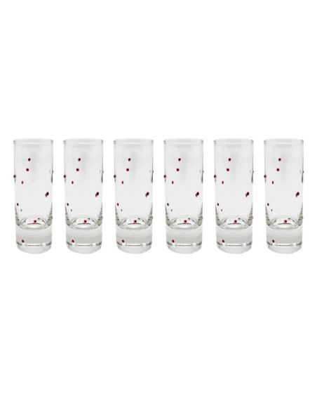 PIERRE CARDIN SET 6 BICCHIERINI LIQUORE 6 CL - DOTS