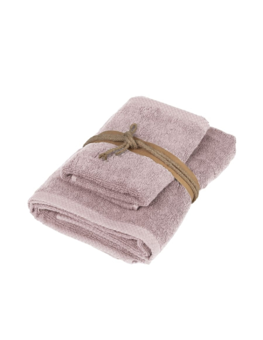 FAZZINI SET 2 ASCIUGAMANI IN SPUGNA 100% COTONE...