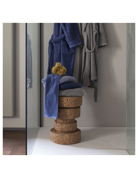 FAZZINI SET 2 ASCIUGAMANI IN SPUGNA 100% COTONE - SQUARE