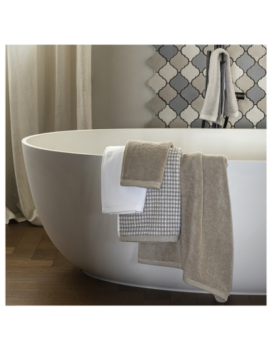 FAZZINI SET 2 ASCIUGAMANI IN SPUGNA 100% COTONE...