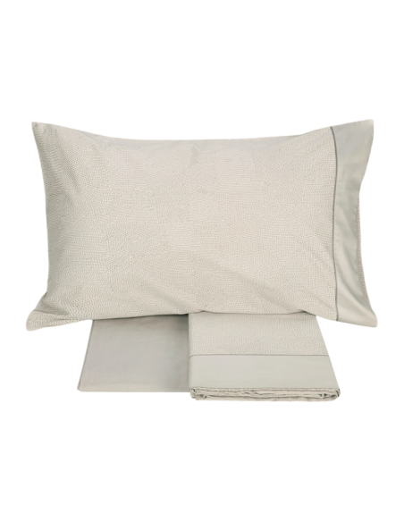 FAZZINI COMPLETO LENZUOLA 2 PIAZZE IN RASO - SASHIKO