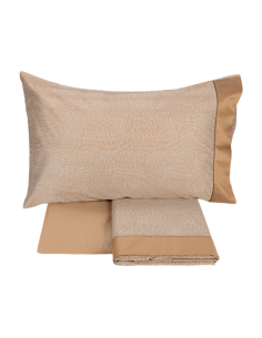 FAZZINI COMPLETO LENZUOLA 2 PIAZZE IN RASO - SASHIKO 2