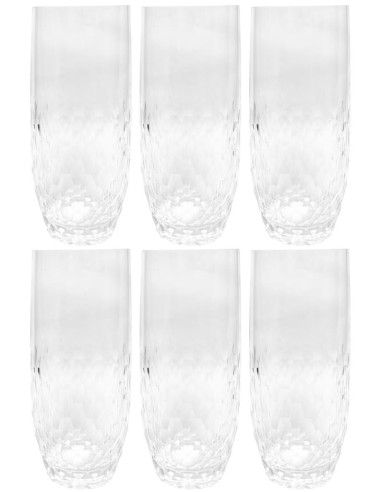 INFINITY SET 6 BICCHIERI LONG DRINK 46 CL - WAVES