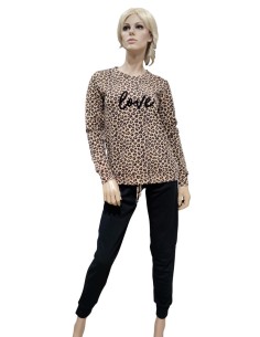 NOIDINOTTE PIGIAMA DONNA MANICA LUNGA E PANTALONE LUNGO -... 2
