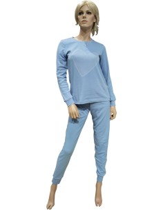 NOIDINOTTE PIGIAMA DONNA MANICA LUNGA E PANTALONE LUNGO -... 2