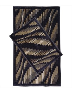 CARRARA SET 2 ASCIUGAMANI IN SPUGNA DI COTONE - BOWERY