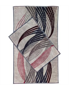 CARRARA SET 2 ASCIUGAMANI IN SPUGNA DI COTONE - BROADWAY