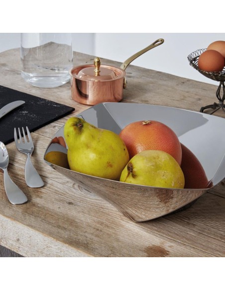 SAMBONET CESTINO PANE 24 X 24 CM -  LUCY INOX