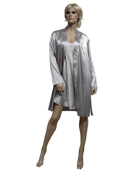 LIU JO COMPLETO LINGERIE DONNA VESTAGLIA E SOTTOVESTE - SETA