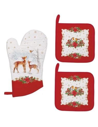 EASY LIFE SET 2 PRESINE + 1 GUANTO DA CUCINA -...