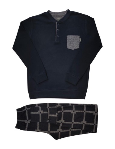 JAMAS PIGIAMA UOMO SERAFINO MANICA LUNGA E...