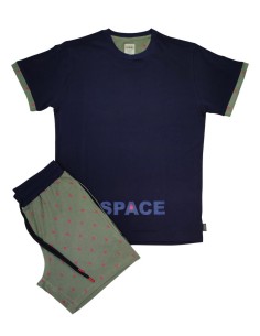 JAMAS PIGIAMA UOMO GIROCOLLO MEZZA MANICA E PANTALONE CORTO