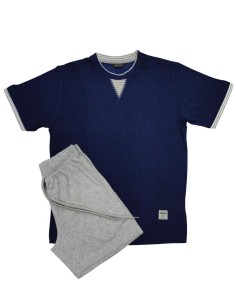 JAMAS PIGIAMA UOMO GIROCOLLO MEZZA MANICA E PANTALONE CORTO