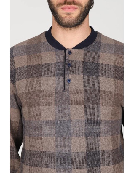 JULIPET PIGIAMA UOMO SERAFINO MANICA LUNGA E PANTALONE LUNGO - ALLEGHE