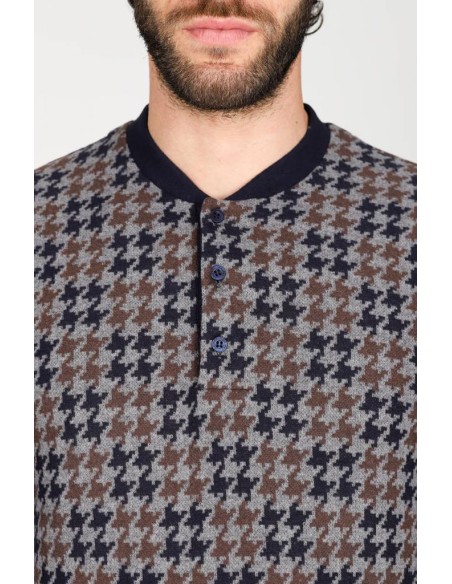 JULIPET PIGIAMA UOMO SERAFINO MANICA LUNGA E PANTALONE LUNGO - ALLEGHE