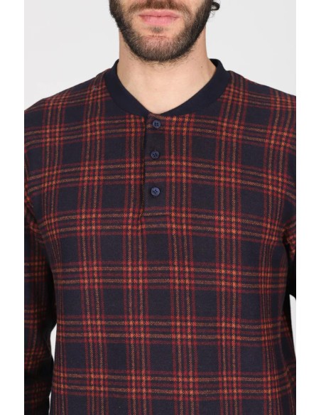 JULIPET PIGIAMA UOMO SERAFINO MANICA LUNGA E PANTALONE LUNGO - ALLEGHE