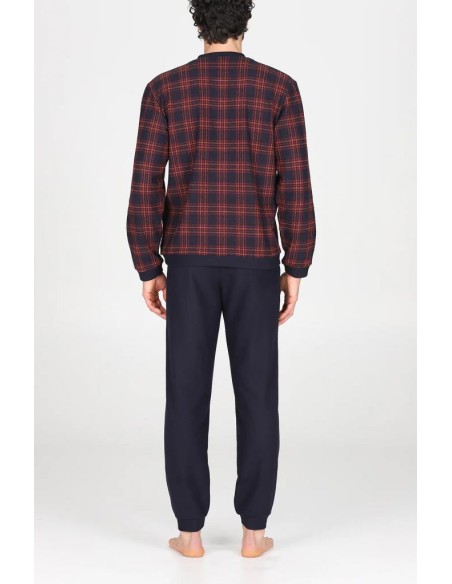 JULIPET PIGIAMA UOMO SERAFINO MANICA LUNGA E PANTALONE LUNGO - ALLEGHE