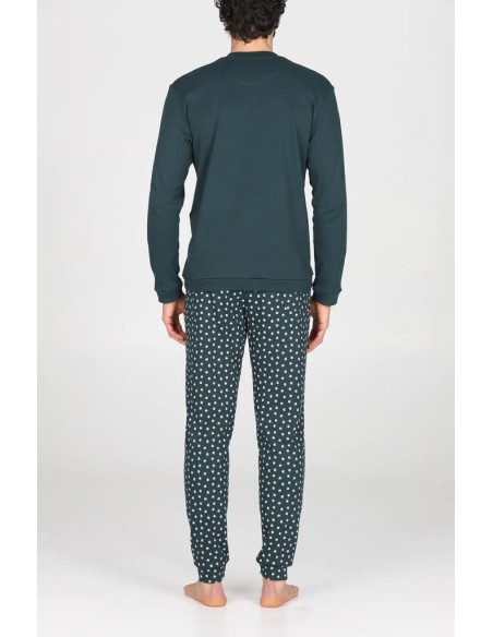 JULIPET PIGIAMA UOMO SERAFINO MANICA LUNGA E PANTALONE LUNGO - ACERRA