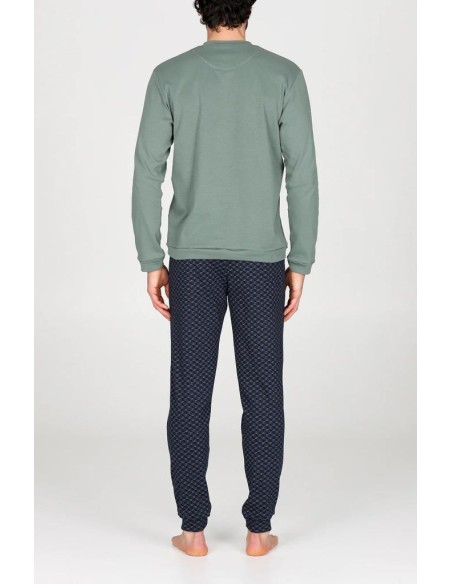 JULIPET PIGIAMA UOMO SERAFINO MANICA LUNGA E PANTALONE LUNGO - ACERRA