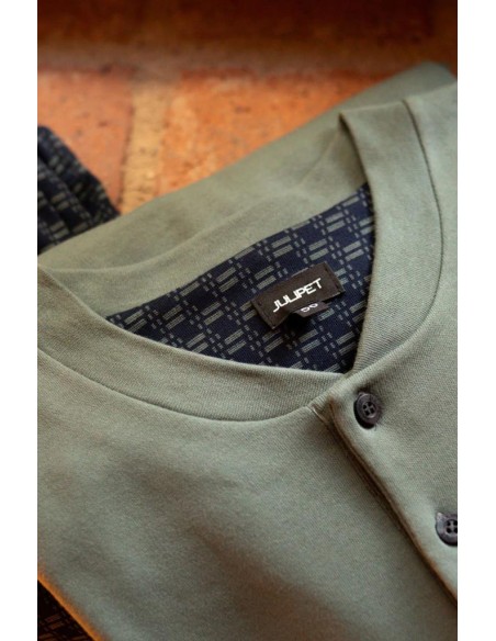 JULIPET PIGIAMA UOMO SERAFINO MANICA LUNGA E PANTALONE LUNGO - ACERRA