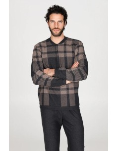 JULIPET PIGIAMA UOMO SERAFINO MANICA LUNGA E PANTALONE... 2