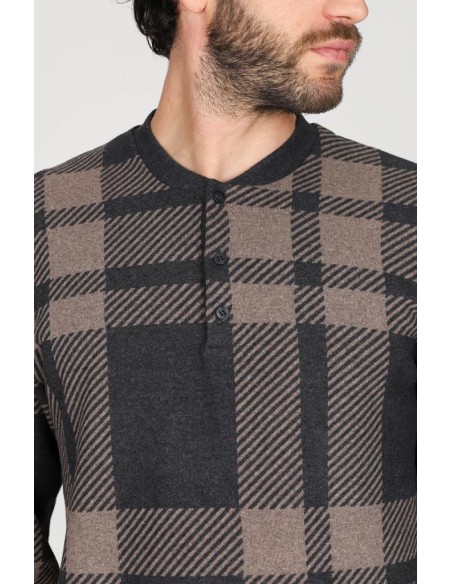 JULIPET PIGIAMA UOMO SERAFINO MANICA LUNGA E PANTALONE LUNGO - ALMERIA