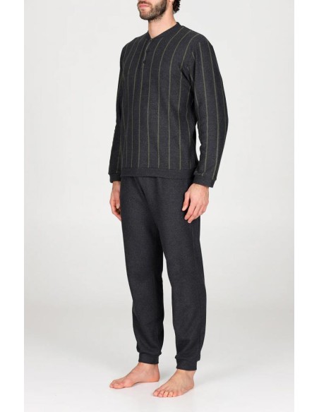 JULIPET PIGIAMA UOMO SERAFINO MANICA LUNGA E PANTALONE LUNGO - ALGHERO