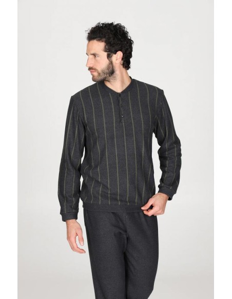 JULIPET PIGIAMA UOMO SERAFINO MANICA LUNGA E PANTALONE LUNGO - ALGHERO