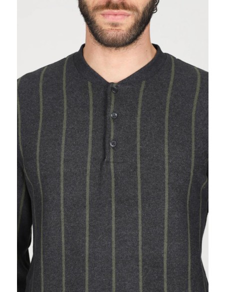 JULIPET PIGIAMA UOMO SERAFINO MANICA LUNGA E PANTALONE LUNGO - ALGHERO